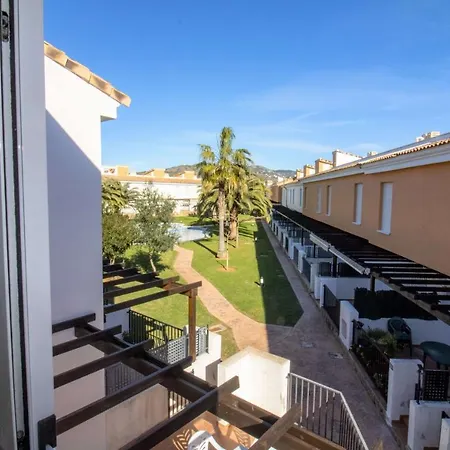 度假居 Palm 132 Adosado Con Jardin Y Piscina